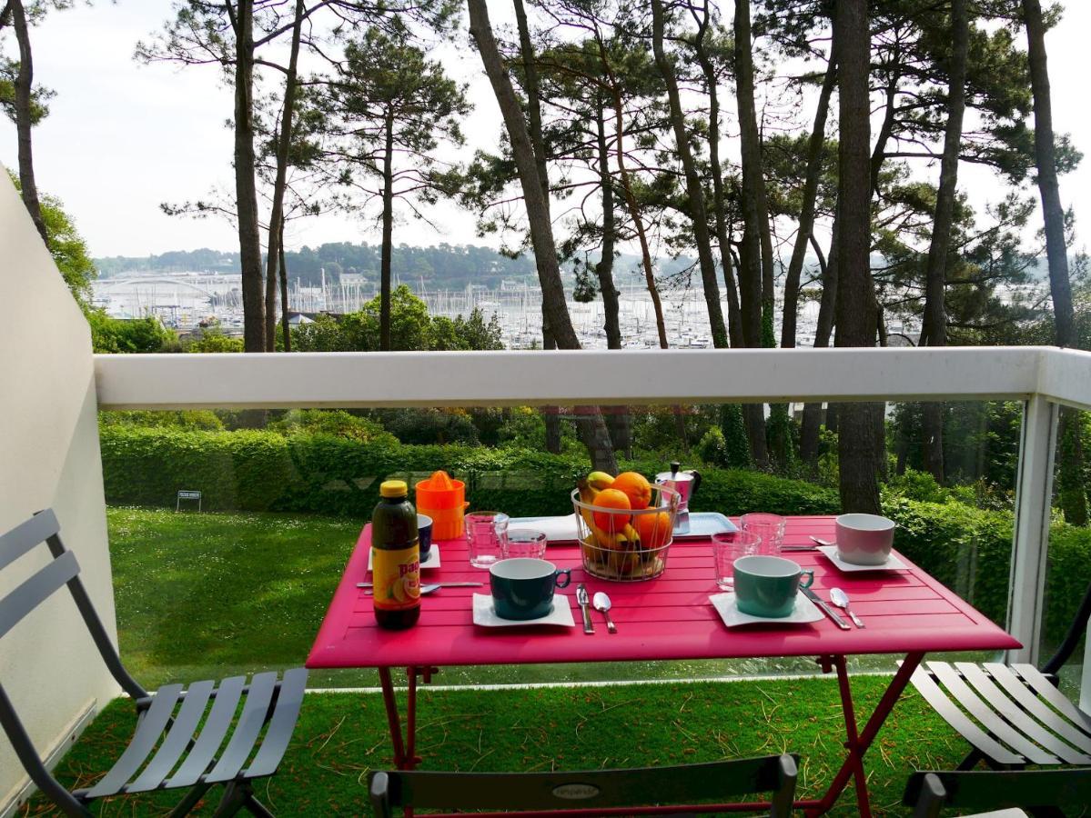 Appartement duplex 5 personnes vue sur le port de la Trinité Sur Mer Esterno foto