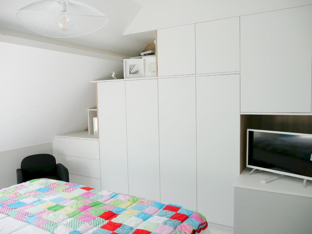 Appartement duplex 5 personnes vue sur le port de la Trinité Sur Mer Esterno foto