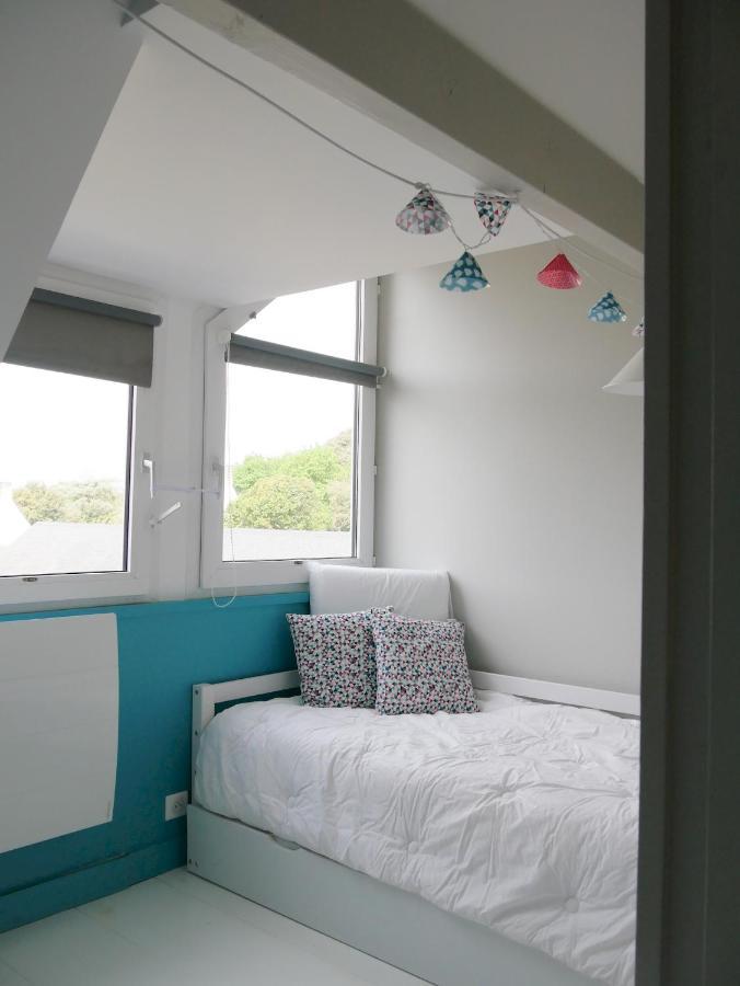 Appartement duplex 5 personnes vue sur le port de la Trinité Sur Mer Esterno foto